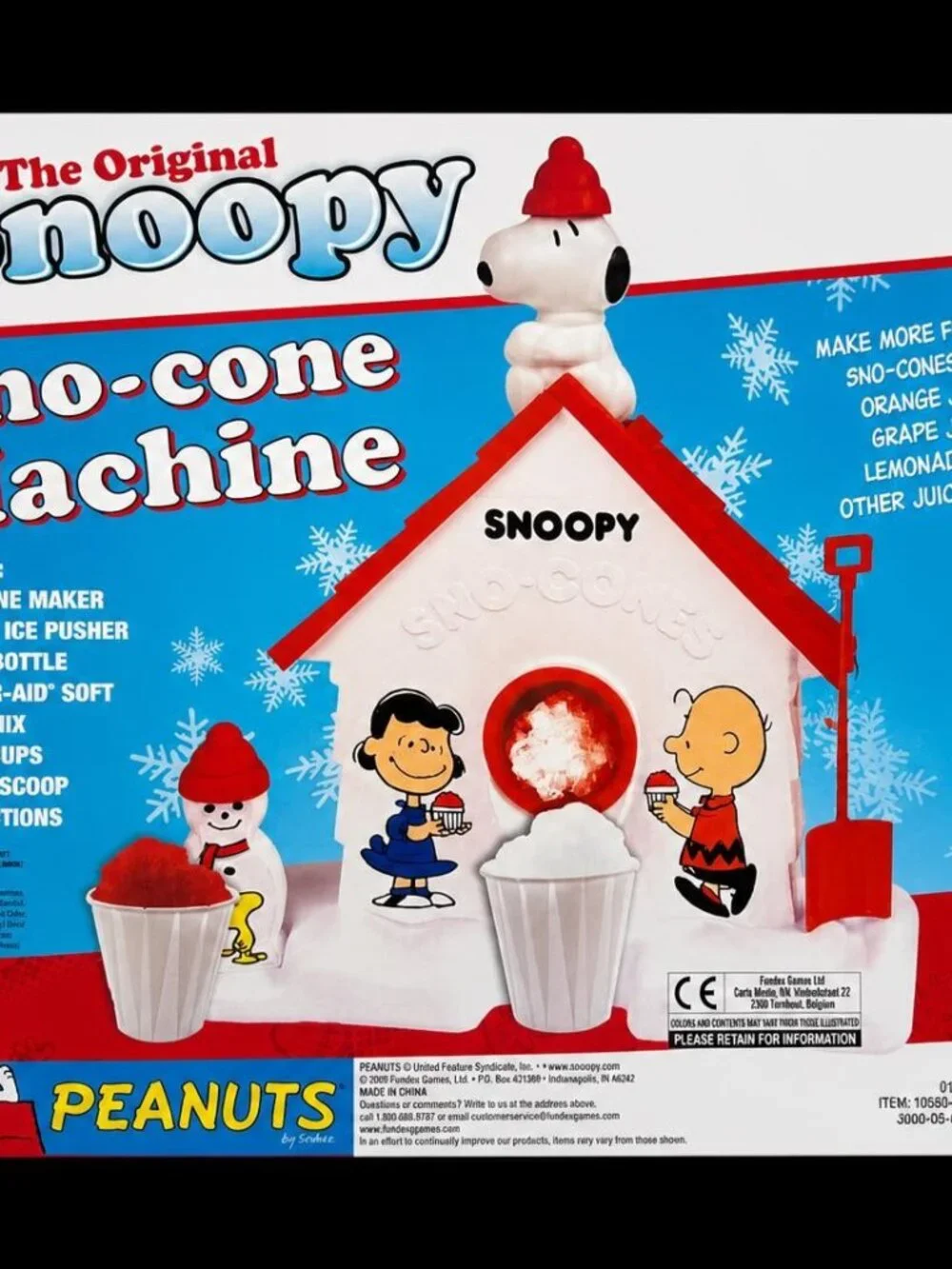 Vintage Snoopy Snow Cone Machine - Unopened